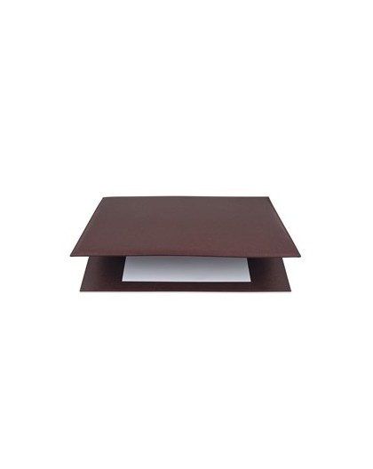 SOTTOMANI DOPPIO IN SIMILPELLE 48X32CM ART.2190 MARRONE SCURO City Time