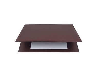 SOTTOMANI DOPPIO IN SIMILPELLE 48X32CM ART.2190 MARRONE SCURO City Time