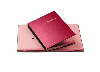 LIBRO FIRMA 14 PAGINE ROSSO 24X34CM 614-E FRASCHINI