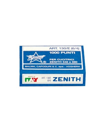 SCATOLA 1000 PUNTI ZENITH 130/E S100 (6/4) IN ACCIAIO NATURALE