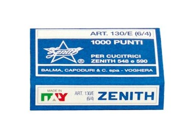 SCATOLA 1000 PUNTI ZENITH 130/E S100 (6/4) IN ACCIAIO NATURALE