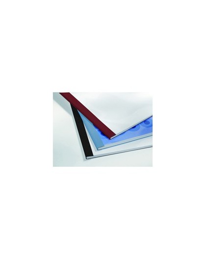 100 CARTELLINE TERMICHE 1,5MM ROSSO BUSINESS LINE LEATHER