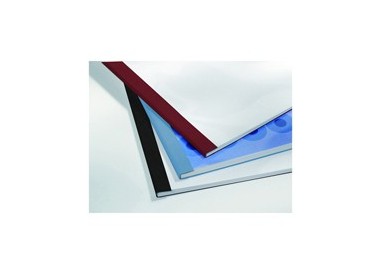 100 CARTELLINE TERMICHE 1,5MM ROSSO BUSINESS LINE LEATHER