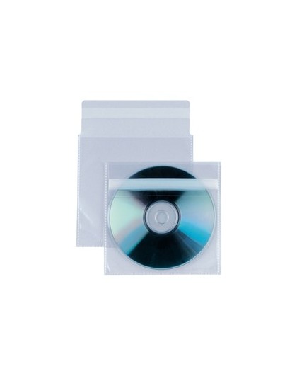 25 BUSTE A SACCO PPL 12,5X12CM INSERT CD AR C/PATELLA ADESIVA