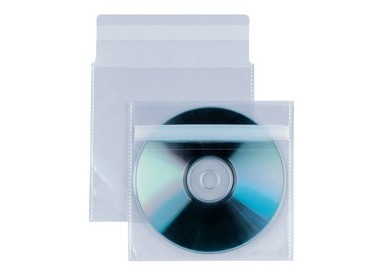 25 BUSTE A SACCO PPL 12,5X12CM INSERT CD AR C/PATELLA ADESIVA