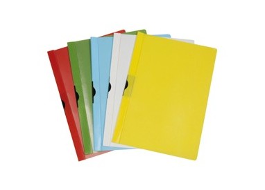 CARTELLINA PVC C/MOLLA DORSO 5 BIANCO SPRING FILE 22X31