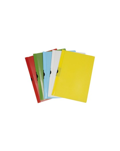 CARTELLINA PVC C/MOLLA DORSO 5 NERO SPRING FILE 22X31