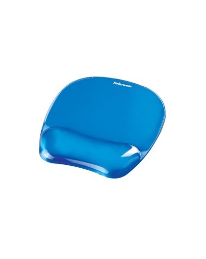 Mousepad CON POGGIAPOLSI IN GEL TRASPARENTE BLU