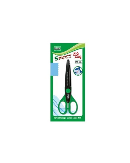 Forbici SNIPPY ZIG-ZAG 17cm lama acciaio 4339 LEBEZ