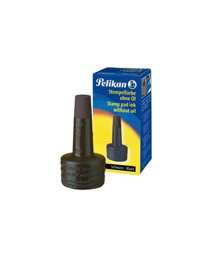 INCHIOSTRO NERO 4K S/OLIO 28ML X CUSCINETTI PELIKAN