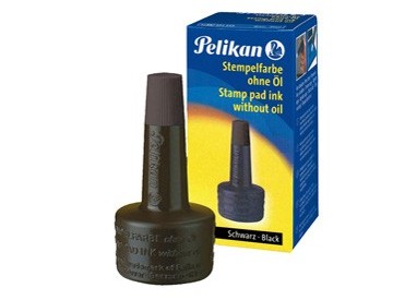 INCHIOSTRO NERO 4K S/OLIO 28ML X CUSCINETTI PELIKAN