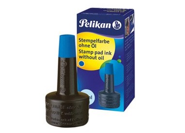 INCHIOSTRO BLU 4K S/OLIO 28ML X CUSCINETTI PELIKAN
