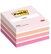 BLOCCO CUBO 450foglietti Post-it® 76x76mm 2028-P PASTELLO ROSA