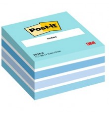 BLOCCO CUBO 450foglietti Post-it® 76x76mm 2028-B PASTELLO BLU