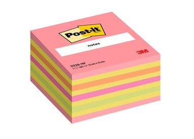 BLOCCO CUBO 450foglietti Post-it® 76x76mm 2028-NP ROSA GUAVA