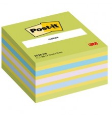 BLOCCO CUBO 450foglietti Post-it® 76x76mm 2028-NB VERDE LIME/BLU