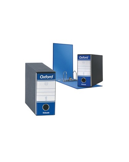 Registratore OXFORD G81 blu dorso 8cm f.to memorandum ESSELTE