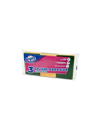 BLISTER 3 SPUGNE BIUSO LOGEX