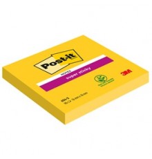 BLOCCO 90foglietti Post-it® Super Sticky 654-S 76x76mm GIALLO ORO