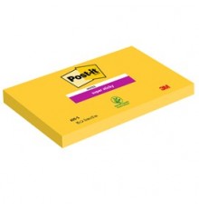 BLOCCO 90foglietti Post-it® Super Sticky 655-S 76x127mm GIALLO ORO