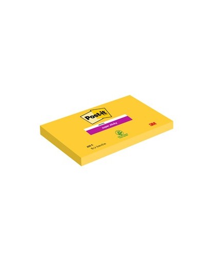 BLOCCO 90foglietti Post-it® Super Sticky 655-S 76x127mm GIALLO ORO