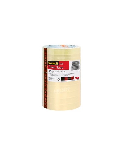 TORRE 10 RT NASTRO ADESIVO Scotch® 508 15MMX66M IN PPL