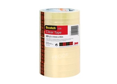 TORRE 10 RT NASTRO ADESIVO Scotch® 508 15MMX66M IN PPL