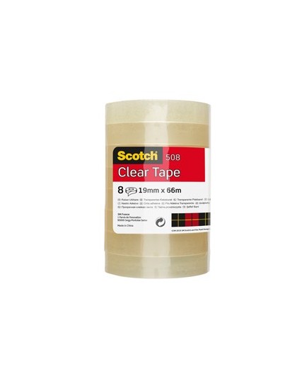 TORRE 8 RT NASTRO ADESIVO Scotch® 508 19MMX66M IN PPL
