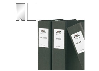Busta 12 portaetichette PPL adesive trasparenti 22x102mm 10315S 3L