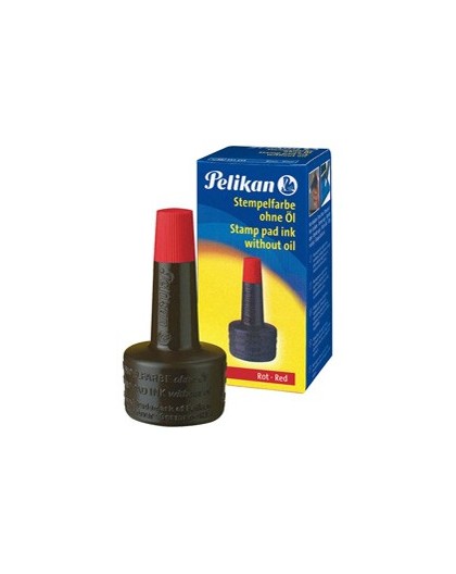 INCHIOSTRO ROSSO 4K S/OLIO 28ML X CUSCINETTI PELIKAN