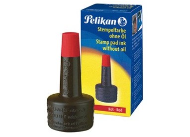 INCHIOSTRO ROSSO 4K S/OLIO 28ML X CUSCINETTI PELIKAN