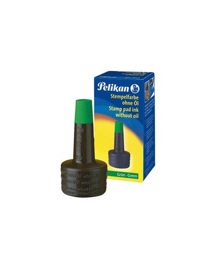INCHIOSTRO VERDE 4K S/OLIO 28ML X CUSCINETTI PELIKAN