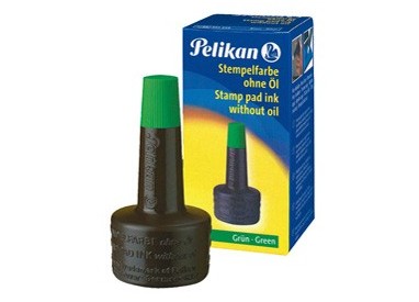 INCHIOSTRO VERDE 4K S/OLIO 28ML X CUSCINETTI PELIKAN