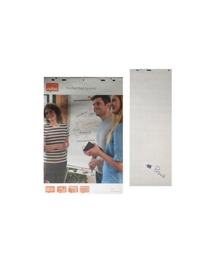 BLOCCO PER LAVAGNA 20FG 67X97,5CM BIANCHI NOBO