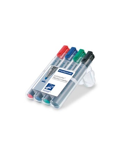 Busta 4 Marcatore Lumocolor Flipchart 356 Staedtler