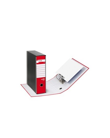 REGISTRATORE ESA P80 ROSSO DORSO 8CM F.TO PROTOCOLLO