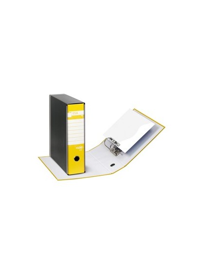 REGISTRATORE ESA P80 GIALLO DORSO 8CM F.TO PROTOCOLLO