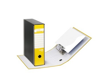 REGISTRATORE ESA P80 GIALLO DORSO 8CM F.TO PROTOCOLLO
