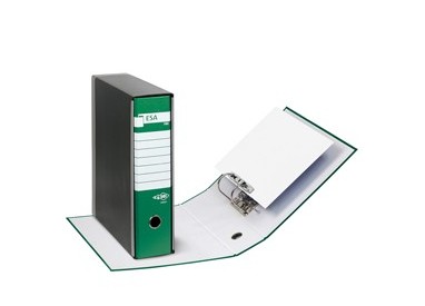 REGISTRATORE ESA P80 VERDE DORSO 8CM F.TO PROTOCOLLO