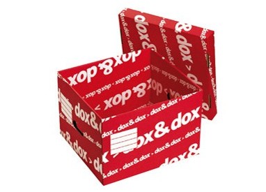 Scatola DOXDOX con coperchio 395x280x355mm REXEL