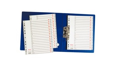 Separatore in PPL grigio alfabetico A-Z f.to A4 ESSELTE