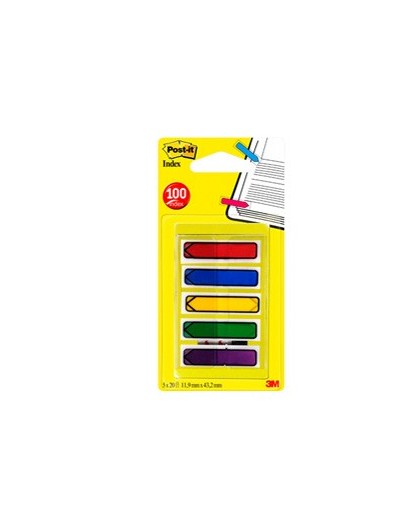 MINISET 100 Post-it® INDEX 684-4ARR1EU FORMATO FRECCIA