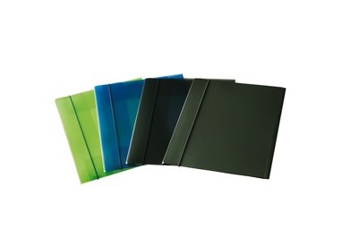 CARTELLINA CON ELASTICO EKO U110 TRASPARENTE FUME' LEONARDI