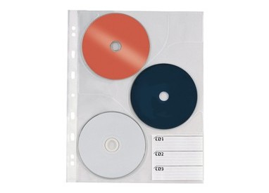 10 BUSTE FORATE PER 3 CD ATLA CD 3 21X29,7 SEI ROTA