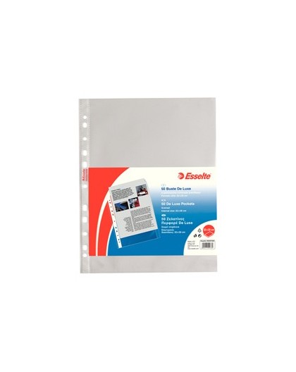 50 BUSTE FORATE 22X30 13/100 B.A. DE LUXE ESSELTE