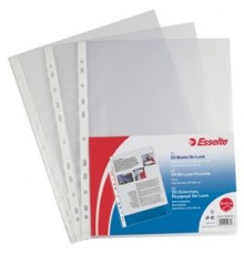 50 BUSTE FORATE 22X30 13/100 LISCIO DE LUXE ESSELTE