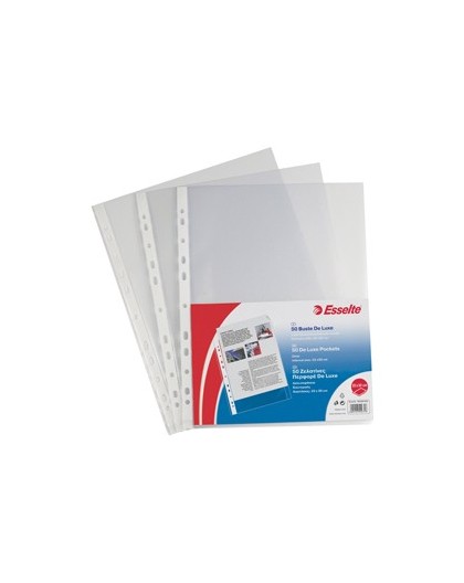 50 BUSTE FORATE 22X30 13/100 LISCIO DE LUXE ESSELTE