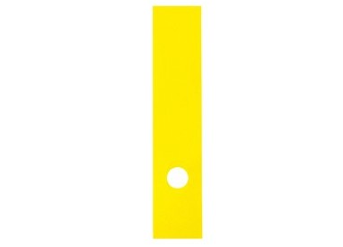 Busta 10 copridorso CDR-P PVC adesivi giallo 7x34,5cm SEI ROTA