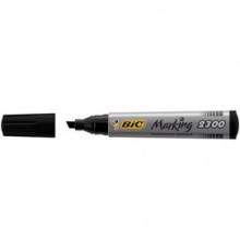 SCATOLA 12 MARCATORI 2300 NERO P.SCALPELLO PERMANENTE BIC
