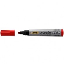 SCATOLA 12 MARCATORI 2300 ROSSO P.SCALPELLO PERMANENTE BIC